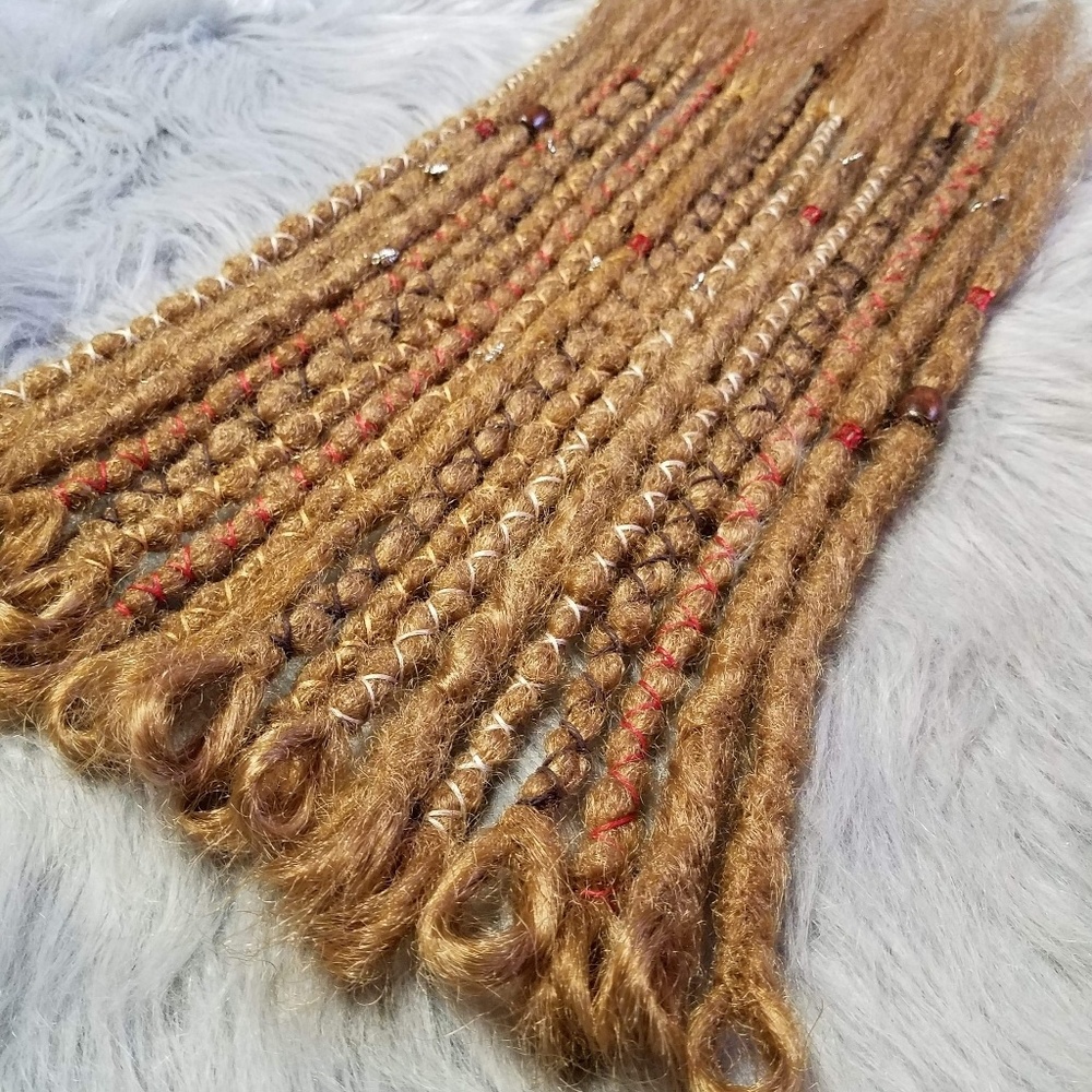 Synthetic dreadlock hair extensions